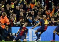 برشلونه يسحق ميلان برباعيه ويتاهل للدور القادم - شاهد الاهداف