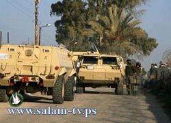 خطف سيارة شرطة بالعريش تحت تهديد السلاح على ايدى مسلحين ملثمين