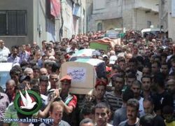 شاهد الصور: تشييع عسكري رسمي لشهداء بلدة جبع الذين قضوا بـ'حادث بلعا'