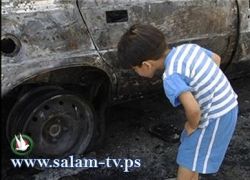 مستوطنون يحرقون بنابلس ليلا والجيش يهدم في الاغوار صباحا