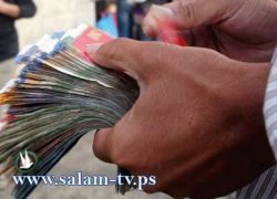 دولار 3.73- يورو 4.91- د.اردني 5.26- ج.مصري 0.61 شيقل