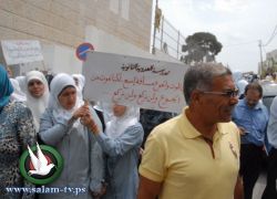 طولكرم: تواصل فعاليات التضامن مع الأسرى المضربين عن الطعام