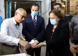 وزارة الصحة تتسلم شحنة مساعدات طبية مقدمة من مصر