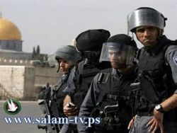 شرطة اسرائيل تعتقل مستوطنين اقتحما الاقصى وفلسطيني وجه صيحات نداء