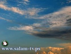 حالة الطقس: اجواء غائمة جزئيا