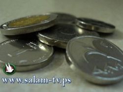 العملات: دولار 3.73- يورو 4.99- د.اردني 5.26- ج.مصري 0.62 شيقل