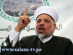 التميمي يدعو علماء الدين الإسلامي والمسيحي لمواجهة تهويد القدس