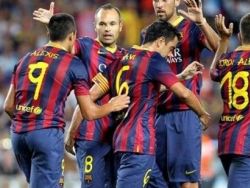 برشلونة يكتسح سانتوس بثمانية ويحتفظ بكأس غامبر - شاهد الاهداف