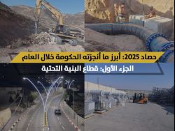 حصاد عام 2025: أبرز ما أنجزته الحكومة الفلسطينية في قطاع البنية التحتية..