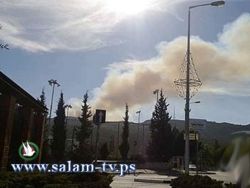 حريق التهم الاف الدونمات في الكرمل واخلاء سجن الدامون وجامعة حيفا