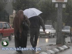 الطقس: امطار مصحوبة بعواصف رعدية