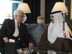الرئيس محمود عباس يشكر موقف قطر الداعم للشعب الفلسطيني