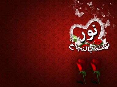 تهنئة مقدمة من الوالد محمود أبو طاحون للابنة الغالية نور أبو طاحون